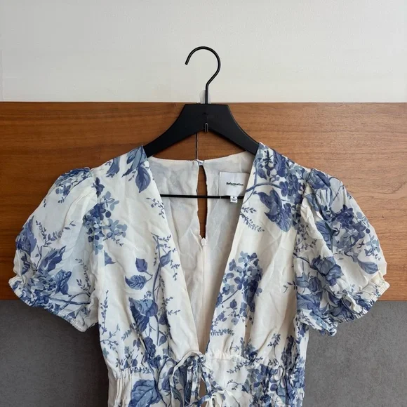 NWT Reformation Grady Mini Dress, Size 6